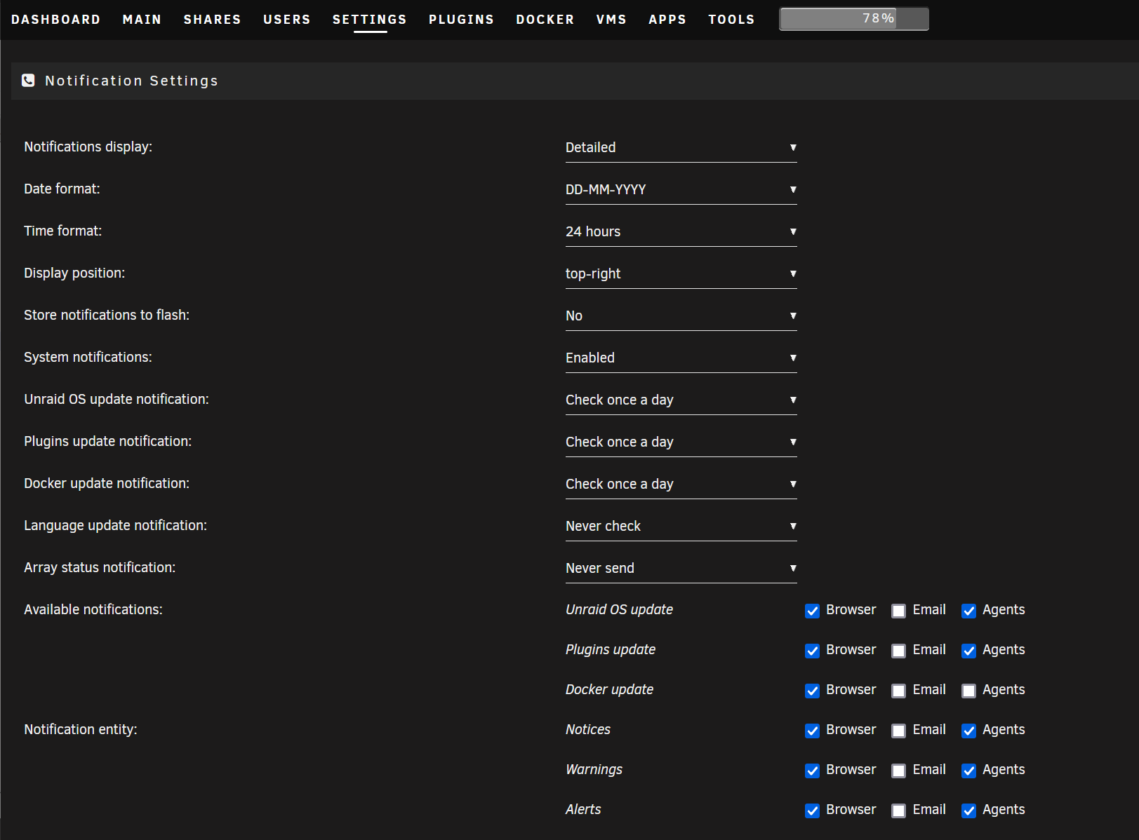 Notification Agent Using ntfy.sh to send unRAID notifications – Systems Lab